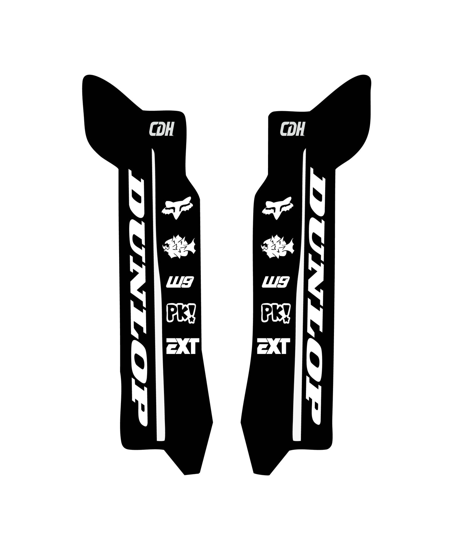 E-Ride Pro SS Fork Guard Decal