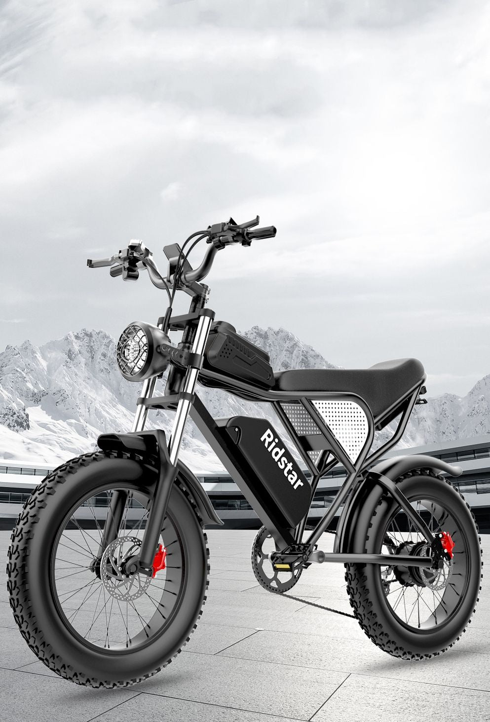 Ridstar Off-road Electric Bike 1000W 20ah Black